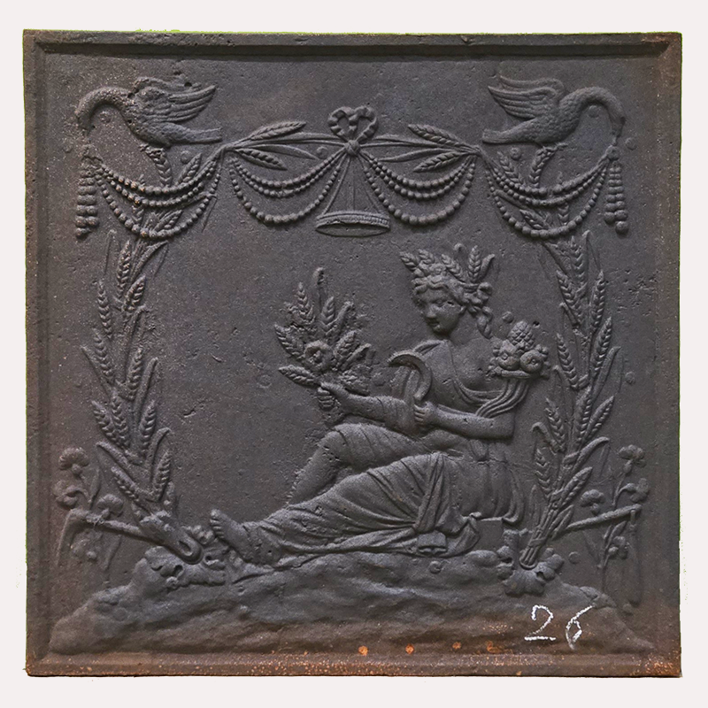 Plaque en fonte 26