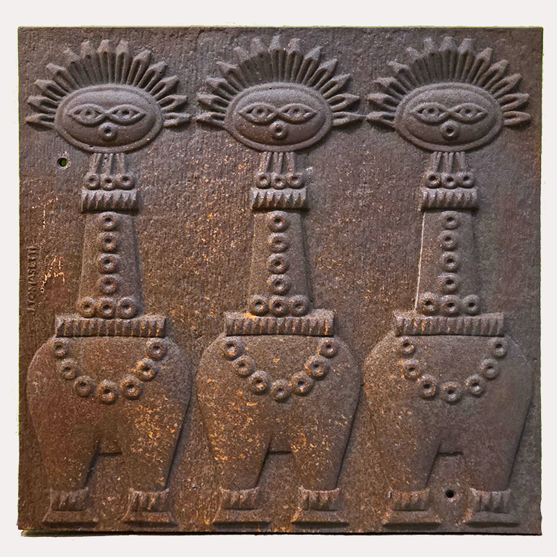 Plaque en fonte Morette 